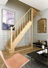 Деревянная межэтажная лестница ЛЕС-215 - превью фото 2